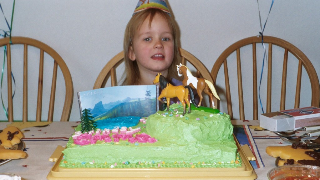 Emma and Her Birthday Cake