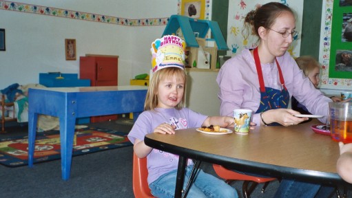 Emma Birthday at Preschool with Ms. Freya